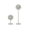 Ventilatore a piantana Duux Rize Flex 21 cm, 4 velocità, oscillazione, 10 W, greige