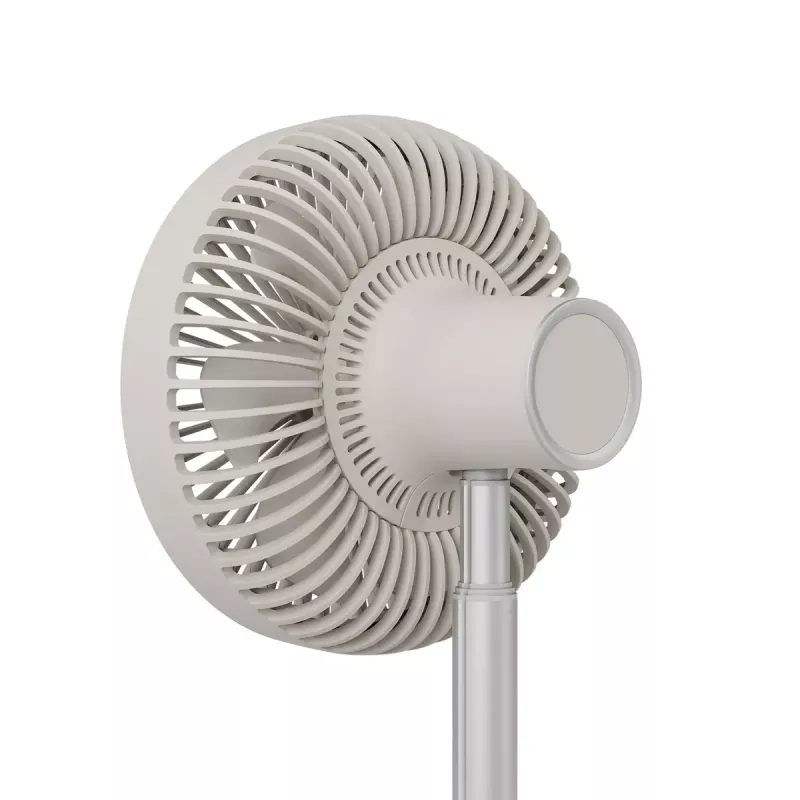 Ventilatore a piantana Duux Rize Flex 21 cm, 4 velocità, oscillazione, 10 W, greige