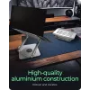 Supporto per laptop RAIDSONIC IB-NH300-R, alluminio, argento, adatto per 17 inch (43,2 cm), rotazione 360°, 280×230×550 mm