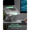 Supporto per laptop RAIDSONIC IB-NH300-R, alluminio, argento, adatto per 17 inch (43,2 cm), rotazione 360°, 280×230×550 mm