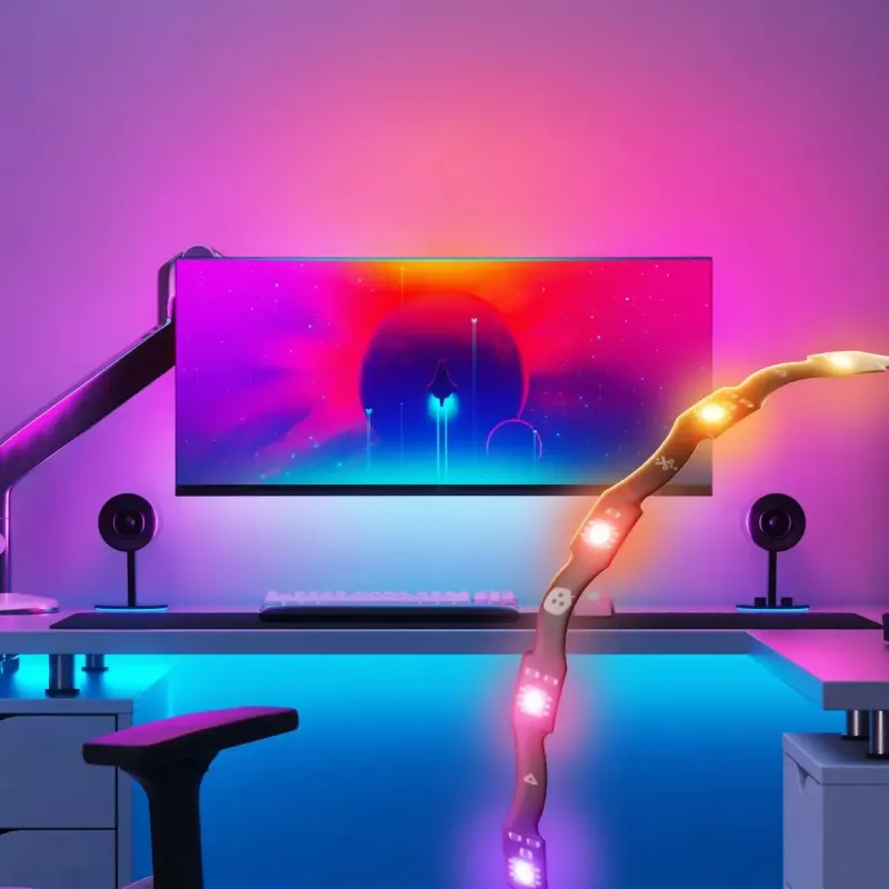 Striscia LED Nanoleaf N7601K00-1LS4D 2,5 m, 10 W, multicolore RGB