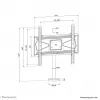 Supporto da tavolo per TV Neomounts DS42-430BL14 da avvitare max 50 kg 32-55