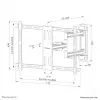 Supporto a parete per TV Neomounts WL40S-850BL16 40-70