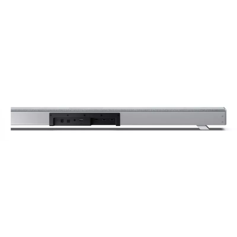 Sharp HT-SBW53121(SL) 3.1.2 Dolby Atmos/DTS:X soundbar con subwoofer wireless, 550 W, Bluetooth, argento