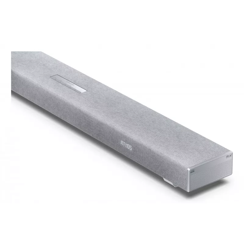 Sharp HT-SBW53121(SL) 3.1.2 Dolby Atmos/DTS:X soundbar con subwoofer wireless, 550 W, Bluetooth, argento