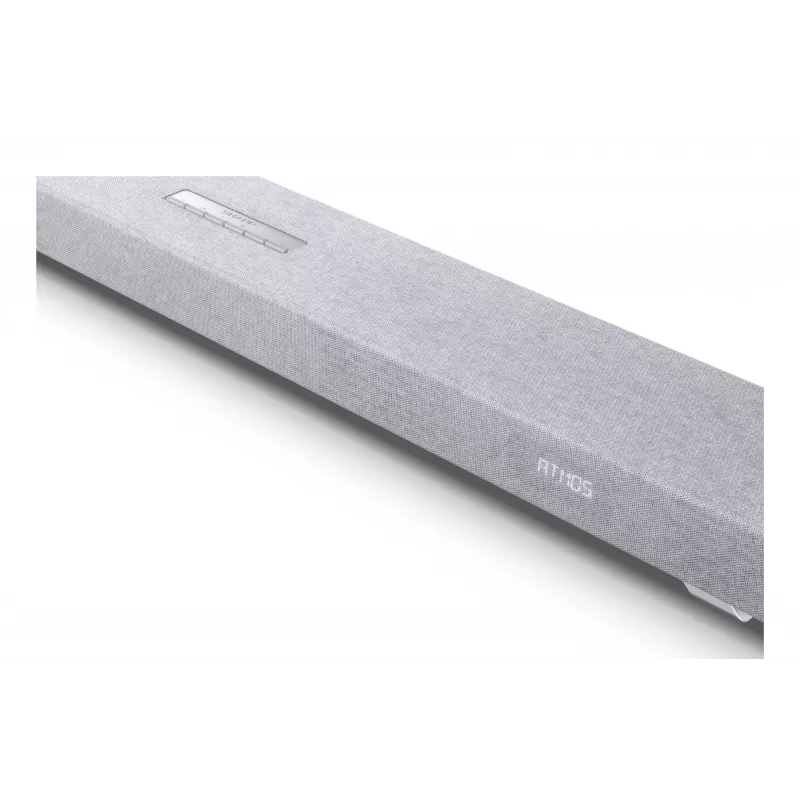 Sharp HT-SBW53121(SL) 3.1.2 Dolby Atmos/DTS:X soundbar con subwoofer wireless, 550 W, Bluetooth, argento