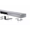 Sharp HT-SBW53121(SL) 3.1.2 Dolby Atmos/DTS:X soundbar con subwoofer wireless, 550 W, Bluetooth, argento