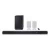 Sharp HT-SBW55121(BK) 5.1.2 Dolby Atmos/DTS:X soundbar con subwoofer wireless, 650 W, Bluetooth, nero