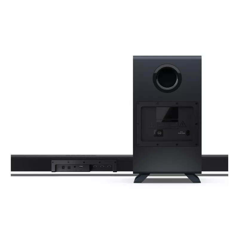 Sharp HT-SBW55121(BK) 5.1.2 Dolby Atmos/DTS:X soundbar con subwoofer wireless, 650 W, Bluetooth, nero