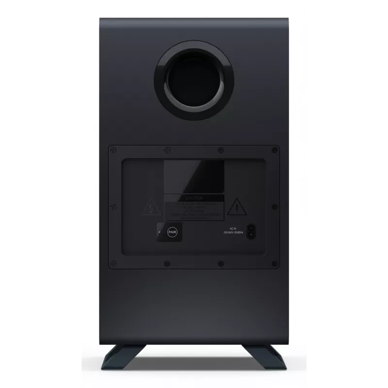 Sharp HT-SBW55121(BK) 5.1.2 Dolby Atmos/DTS:X soundbar con subwoofer wireless, 650 W, Bluetooth, nero
