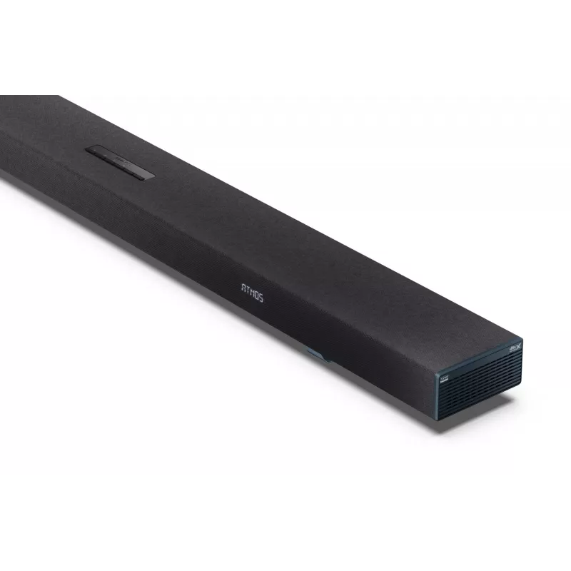 Sharp HT-SBW55121(BK) 5.1.2 Dolby Atmos/DTS:X soundbar con subwoofer wireless, 650 W, Bluetooth, nero