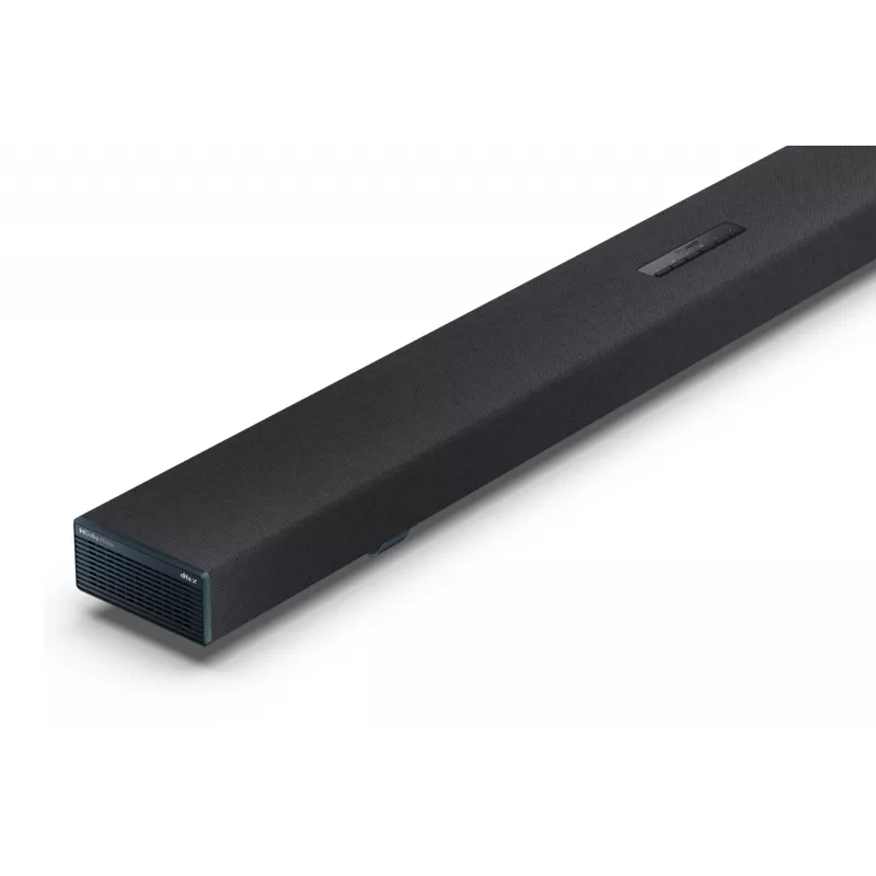 Sharp HT-SBW55121(BK) 5.1.2 Dolby Atmos/DTS:X soundbar con subwoofer wireless, 650 W, Bluetooth, nero