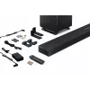 Sharp HT-SBW55121(BK) 5.1.2 Dolby Atmos/DTS:X soundbar con subwoofer wireless, 650 W, Bluetooth, nero