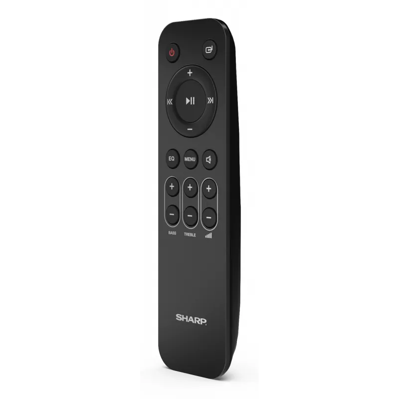Sharp HT-SBW55121(BK) 5.1.2 Dolby Atmos/DTS:X soundbar con subwoofer wireless, 650 W, Bluetooth, nero