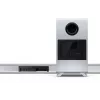 Sharp HT-SBW55121(SL) 5.1.2 Dolby Atmos/DTS:X soundbar con subwoofer wireless, 650 W, Bluetooth, argento