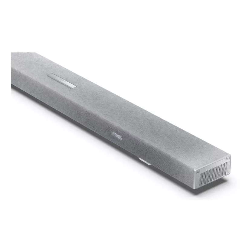Sharp HT-SBW55121(SL) 5.1.2 Dolby Atmos/DTS:X soundbar con subwoofer wireless, 650 W, Bluetooth, argento