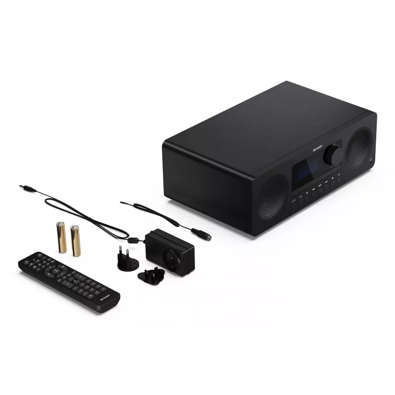 Microsistema audio domestico Sharp XL-B720D 30 W, diffusori a 2 vie, DAB/DAB+/FM, lettore ottico, nero