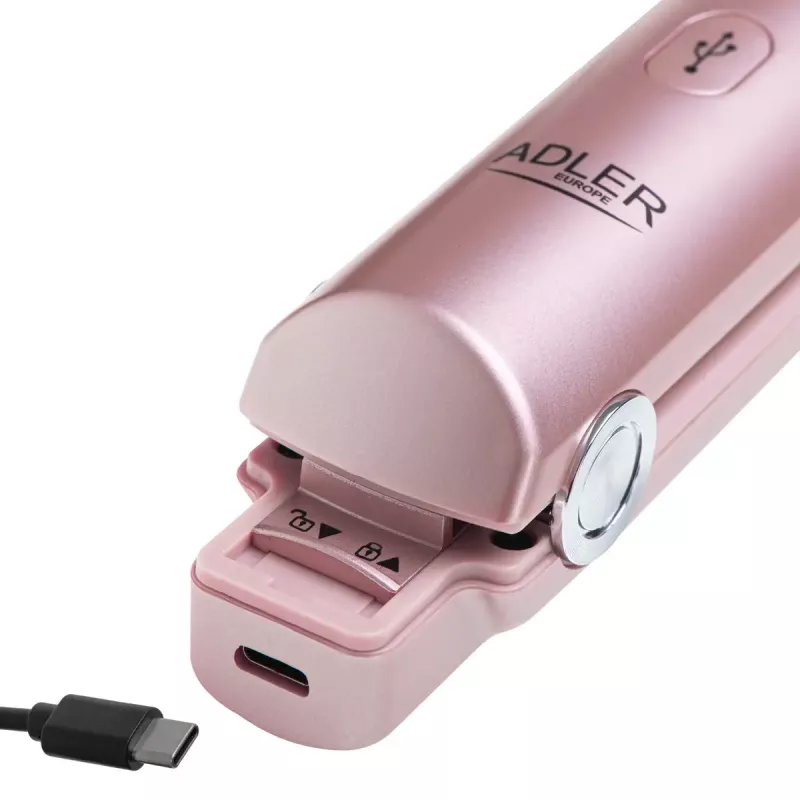 Piastra per capelli Adler AD 2327 con sistema di riscaldamento in ceramica, temperatura 160–220 °C