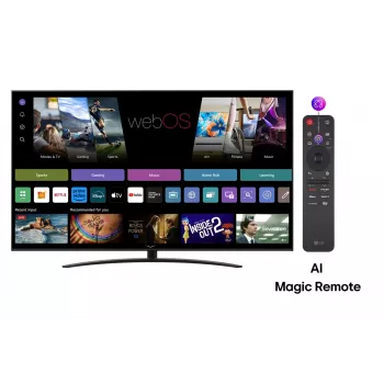TV LG NanoCell AI 65NANO81A3A 165,1 cm (65 pollici) 4K Ultra HD Smart TV Wi-Fi nera