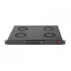 Lanberg AK-1503-B pannello di ventilazione 19" 1U con LCD e termostato, 4 ventole, 230 V, 483x322x44,45 mm, nero