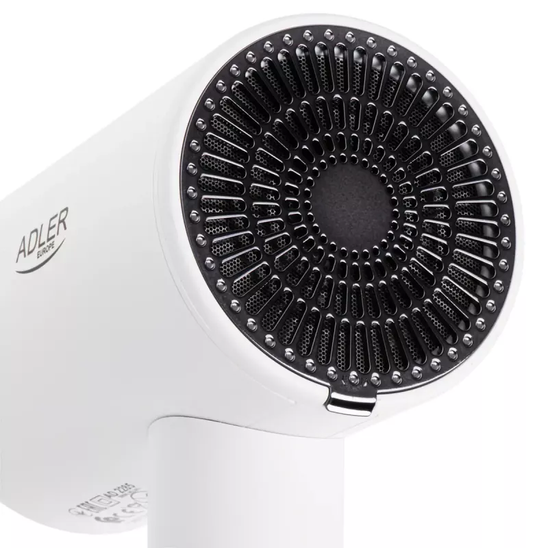 Asciugacapelli da parete Adler AD 2285 — 2000 W, 3 livelli di temperatura, livello freddo, bianco