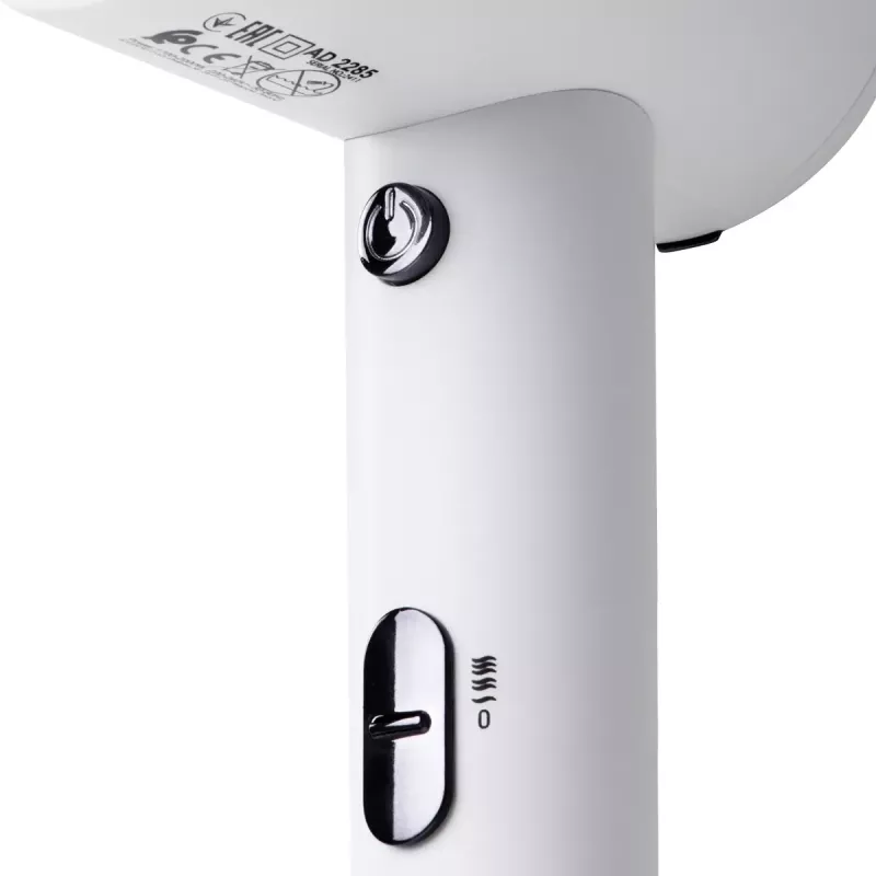 Asciugacapelli da parete Adler AD 2285 — 2000 W, 3 livelli di temperatura, livello freddo, bianco