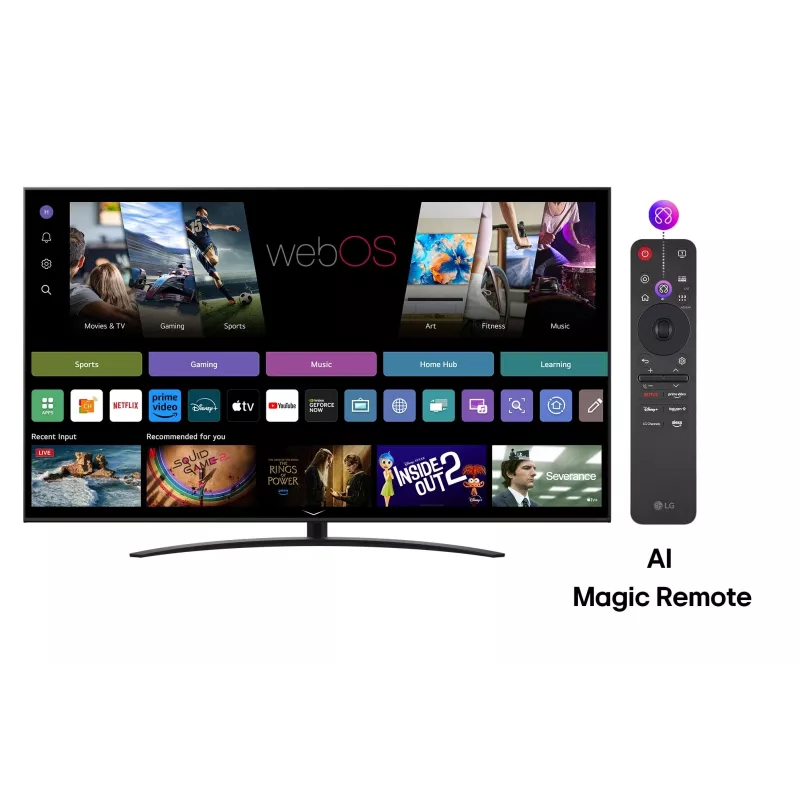 LG NanoCell AI 75NANO81A3A TV 190,5 cm (75 inch) 4K Ultra HD Smart TV Wi-Fi nero