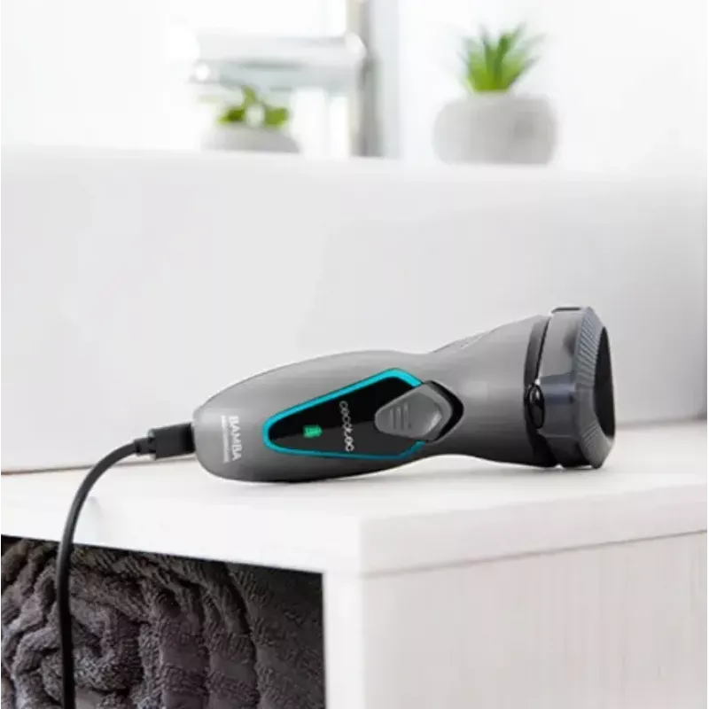 Cecotec 04199 rasoio da uomo rotativo trimmer Titan testina 3D