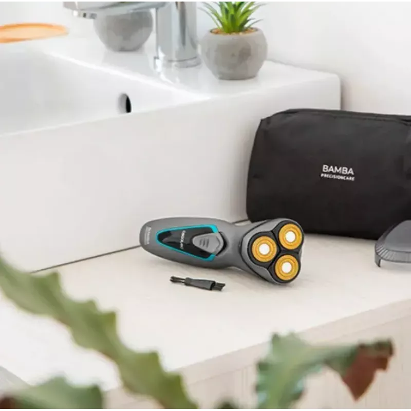 Cecotec 04199 rasoio da uomo rotativo trimmer Titan testina 3D