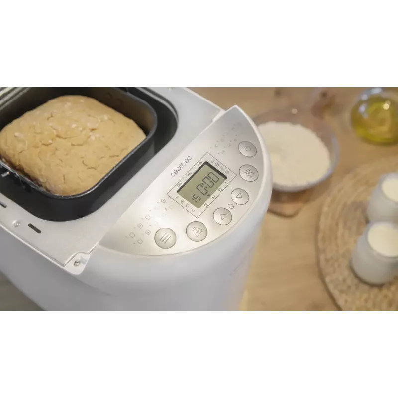 Cecotec Bread&Co 1000 Delicious macchina del pane, 19 programmi, max 1 kg, display LCD