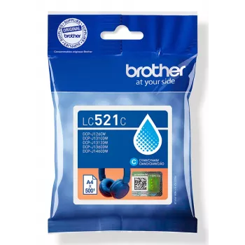 Cartuccia toner originale Brother LC521C - ciano