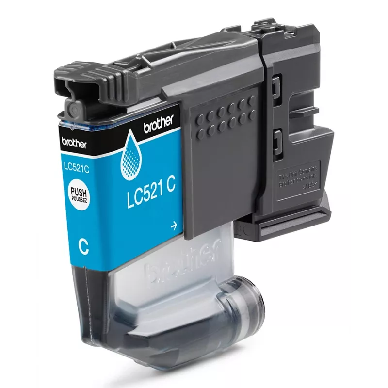 Cartuccia toner originale Brother LC521C - ciano