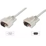 Cavo prolunga per trasmissione dati DIGITUS, D-Sub9 M/F, 2m seriale, stampato beige