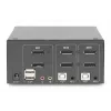 DIGITUS 2 porte DisplayPort DualView 60 Hz 4K 60fp supporto multipiattaforma