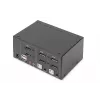 DIGITUS 2 porte DisplayPort DualView 60 Hz 4K 60fp supporto multipiattaforma