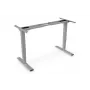 Base tavolo regolabile in altezza elettricamente Digitus, doppio motore, portata 100 kg, grigio