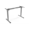 Base tavolo regolabile in altezza elettricamente Digitus, doppio motore, portata 100 kg, grigio