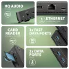 Dock USB4 Axagon HMC-U4, 3x USB-A, 2x USB-C, HDMI e DP 8K/30Hz, RJ-45, SD/mSD, audio, PD 100W