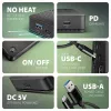 Dock USB4 Axagon HMC-U4, 3x USB-A, 2x USB-C, HDMI e DP 8K/30Hz, RJ-45, SD/mSD, audio, PD 100W