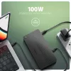 Dock USB4 Axagon HMC-U4, 3x USB-A, 2x USB-C, HDMI e DP 8K/30Hz, RJ-45, SD/mSD, audio, PD 100W