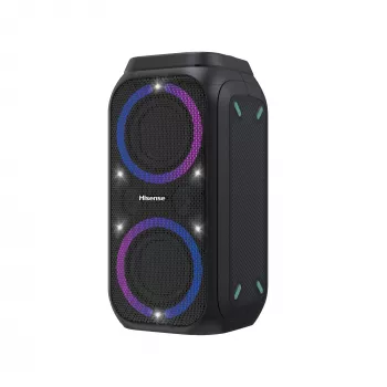 Altoparlante per feste portatile HISENSE Party Rocker 160 — 160 W RMS, 2.0 canali, IPX4, nero, 6,3 kg