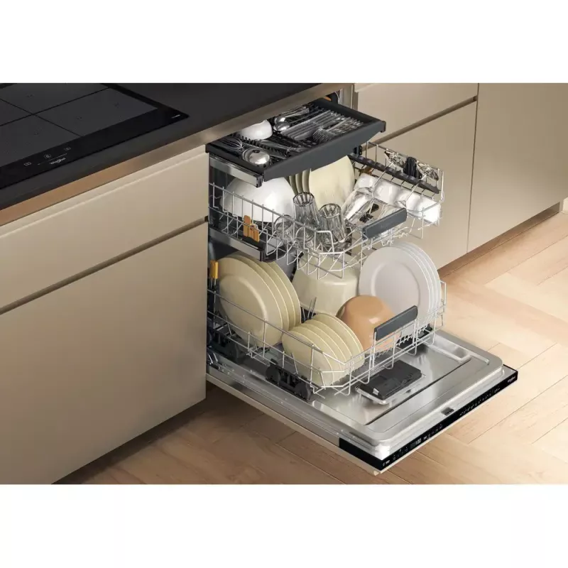 Lavastoviglie da incasso Whirlpool WH6IC16B4M6T0, 16 coperti, 44 dB