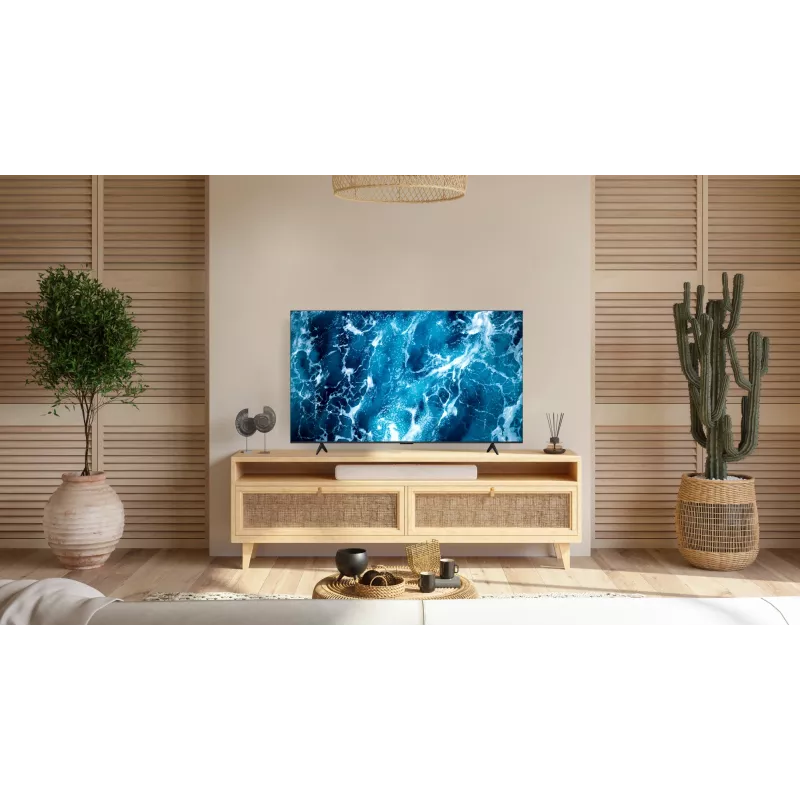 TCL 55T69C TV QLED 55 inch 4K Ultra HD, Direct-LED, Google TV, HDR10+, 60Hz, Dolby Atmos, Wi‑Fi/Bluetooth