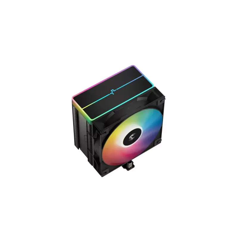 Dissipatore ad aria per CPU DeepCool AG500 BK ARGB V2 — dissipatore a torre per socket Intel e AMD, dissipatore ad alette con alette impilate, illuminazione ARGB