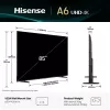 Hisense 85A6Q 85" (216 cm) 4K Ultra HD Smart TV, VIDAA, Dolby Vision, Wi-Fi, nero