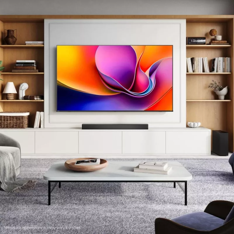 Hisense 85A6Q 85" (216 cm) 4K Ultra HD Smart TV, VIDAA, Dolby Vision, Wi-Fi, nero
