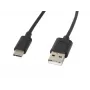 Cavo USB LANBERG CA-USBO-10CC-0018-BK USB 2.0, USB A (connettore maschio) su USB C (connettore maschio), 1,8 m, nero