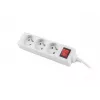 Prolunga elettrica Lanberg PS1-03E-0150-W 1,5 m 3 prese AC per interni bianca