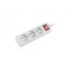 Prolunga elettrica Lanberg PS1-03E-0150-W 1,5 m 3 prese AC per interni bianca