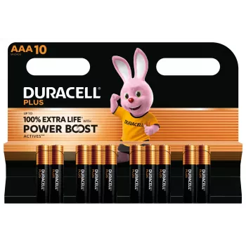 Batteria monouso Duracell Plus AAA alcalina